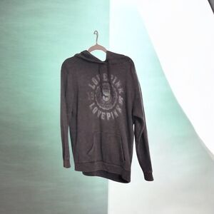 PINK Victoria's Secret Charcoal Hoodie ATHLETIC LEISURE, COLLEGE CORE COMFORT